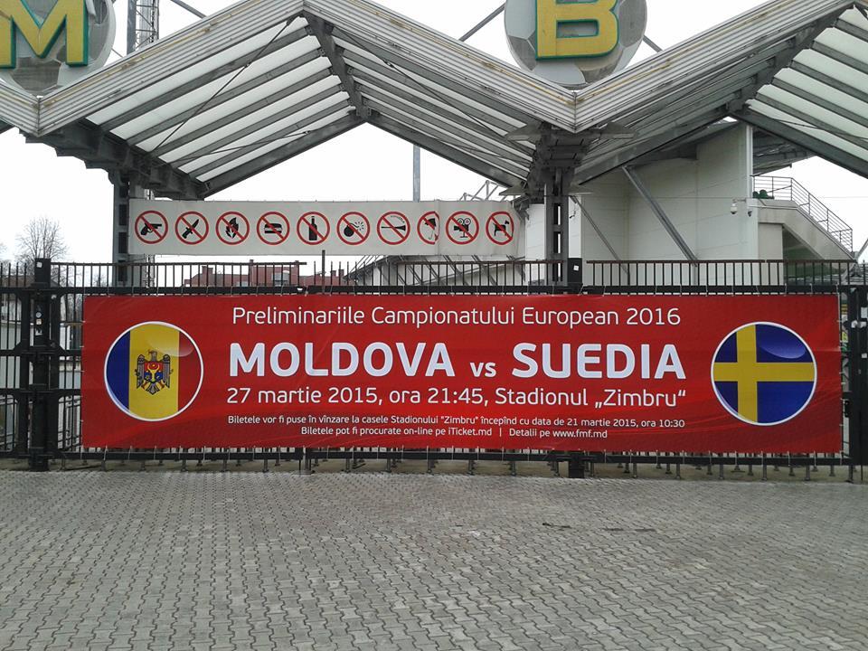 Moldova - Suedia - Zimbru Arena