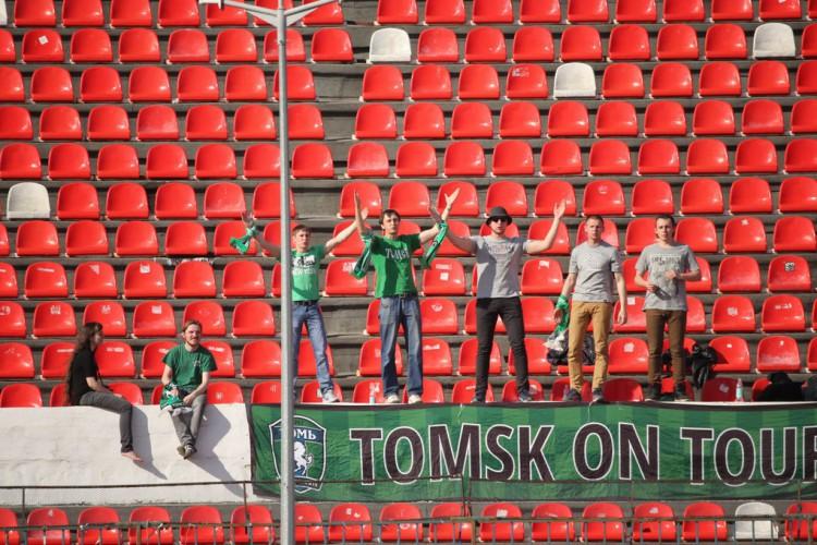 Les fans de Tomsk n'ont pas fait le long déplacement pour rien