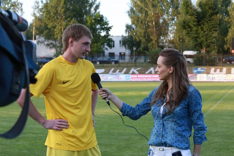 L'une des dernières interview de Kristina, après Spartak Shklov - BATE en coupe